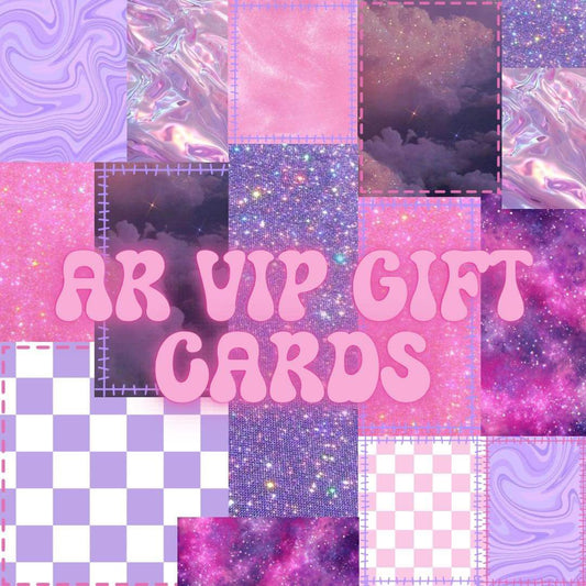 AR VIP GIFT CARDS